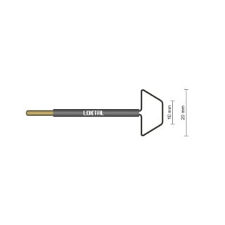 ACEL0016 - Eletrodo Eletrocirúrgico Trapézio - Peeling - Loktal