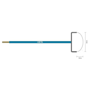 ACEL0036 - Eletrodo Electrocirúrgico Alça Redonda - 30mm x 10mm - Loktal
