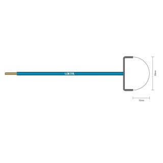 ACEL0037 - Eletrodo Electrocirúrgico Alça Redonda - 30mm x 15mm - Loktal