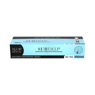 SubDeep - Microcânula Semiflexível para Subcisão - Bico de Pato - 10un - Alur