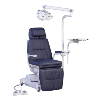 Mesa Clínica Automática Performance Revestimento em Couro com Bandeja e Foco - Olsen