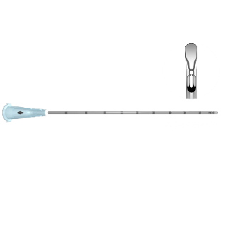 SubDeep - Microcânula semiflexível para subcisão - Bico de Pato - 10 unidades - Alur