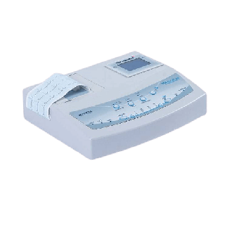 Eletrocardiógrafo 3 Canais 12 derivações com Bateria Interna Recarregável - Memória e Display LCD - Ecafix
