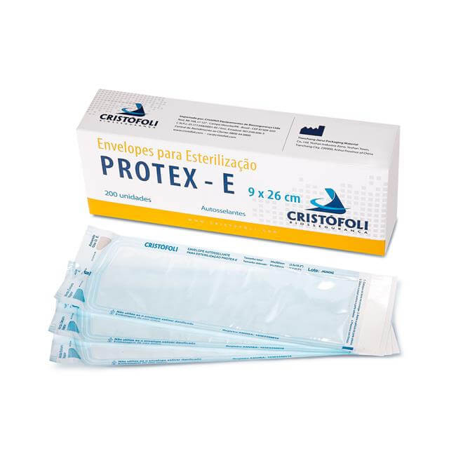 Envelope p/ Esterilização Autosselante Protex-E - c/ 200 Unidades