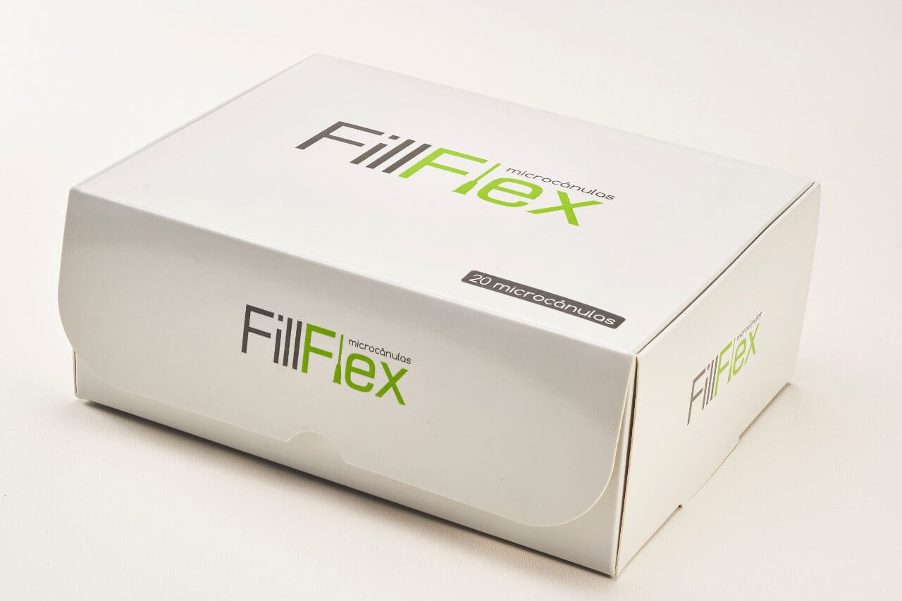 Caixa com 20 Microcânulas Semi-Flexíveis com Agulha - FillFlex
