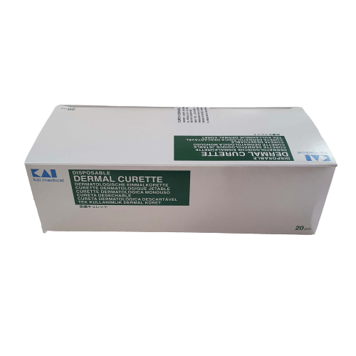 Caixa de Curetas Dermatológicas Descartáveis - Kai - 20 unidades